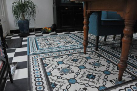 Morrocan tile floor