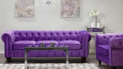 Lila inredning - tips och inspiration