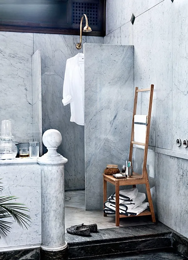badrumsinredning marmor