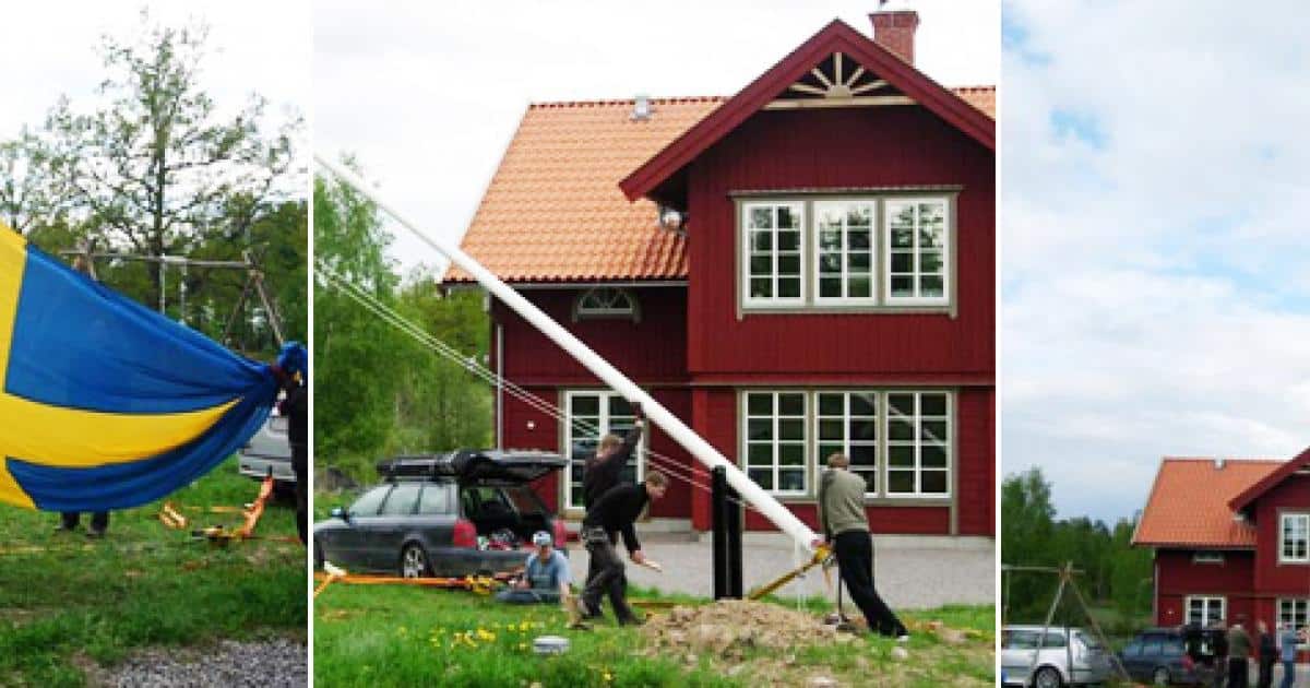 Så monterar ni flaggstång rätt