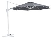 Brafab linz parasoll vit/grå rund