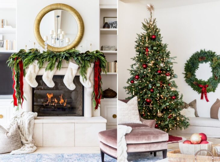 Julpynt inredning - julpynta vackert rum för rum