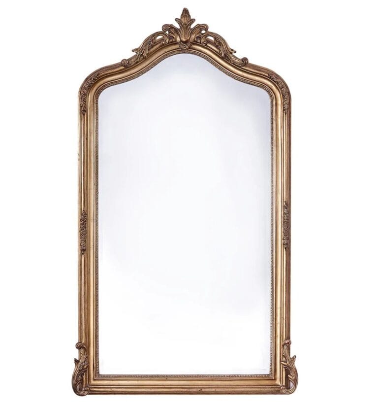 Vintage guldspegel