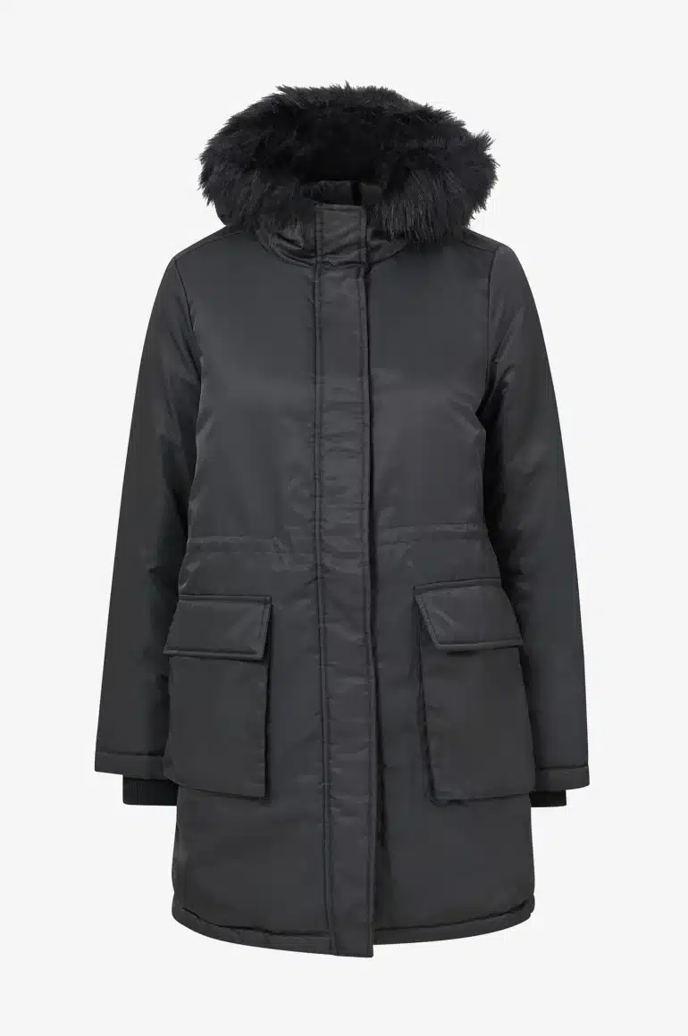 Svart parkas