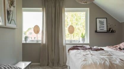 Inreda övervåning snedtak