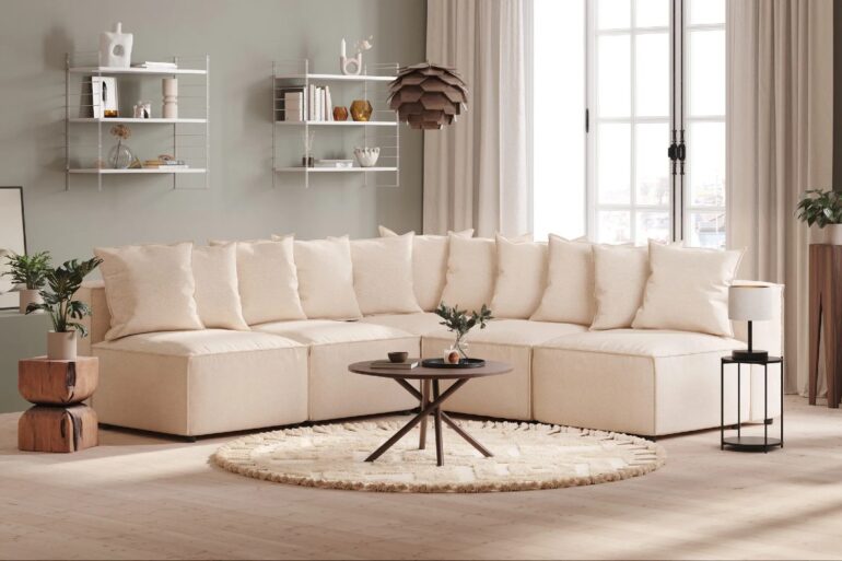 Cubo 5-sits L-formad Djup
