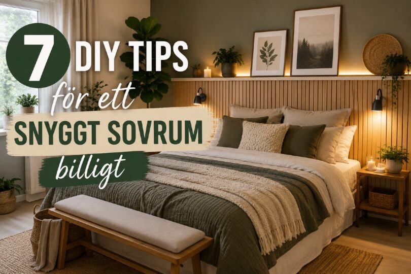 diy tips sovrum billigt