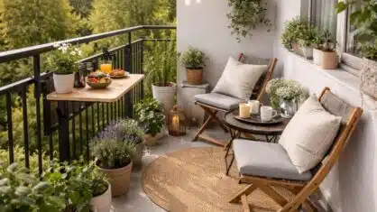 balkongmöbler till liten balkong