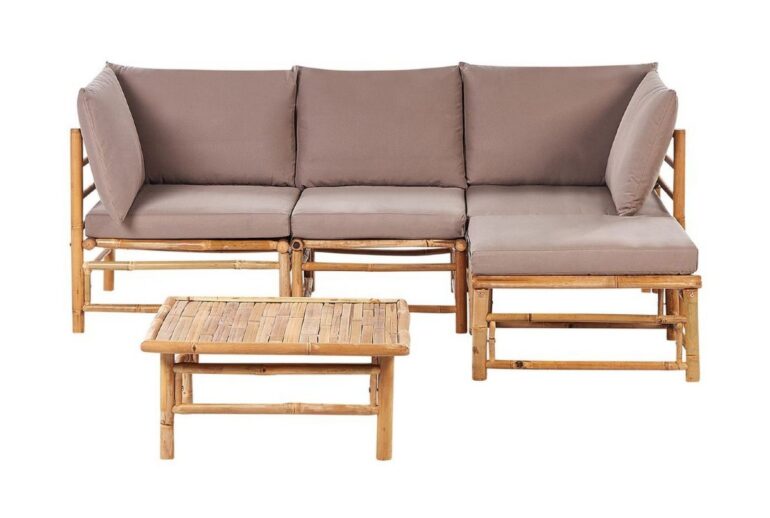 Hörnsoffa Cerreto Beige trä