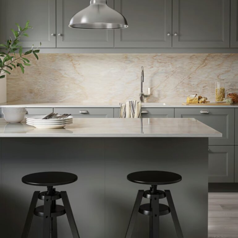RUNSBÄCK vaggplatta beige