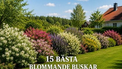 Vilka blommande buskar blommar längst? 15 bästa val