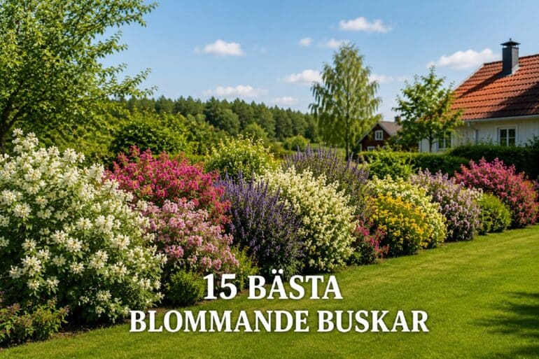 Vilka blommande buskar blommar längst? 15 bästa val
