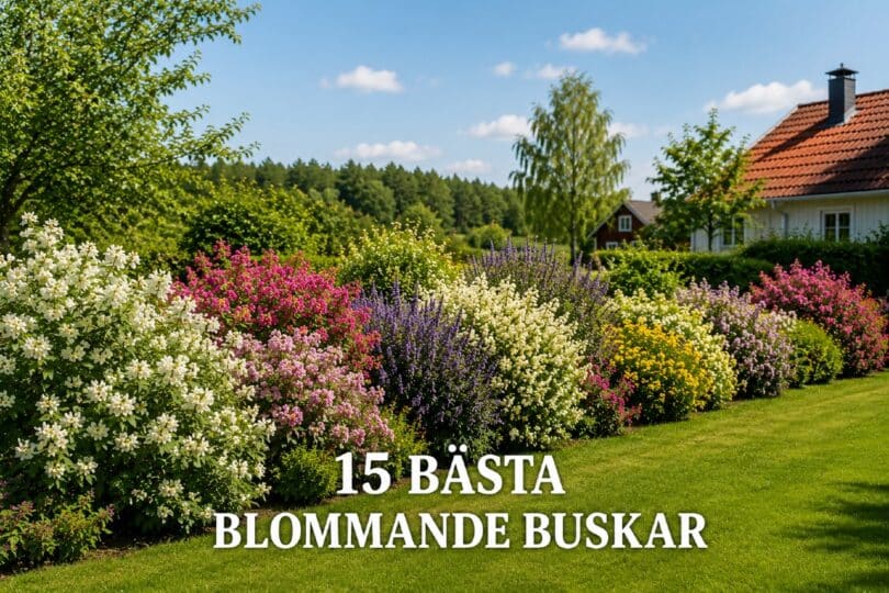 blommande buskar bästa