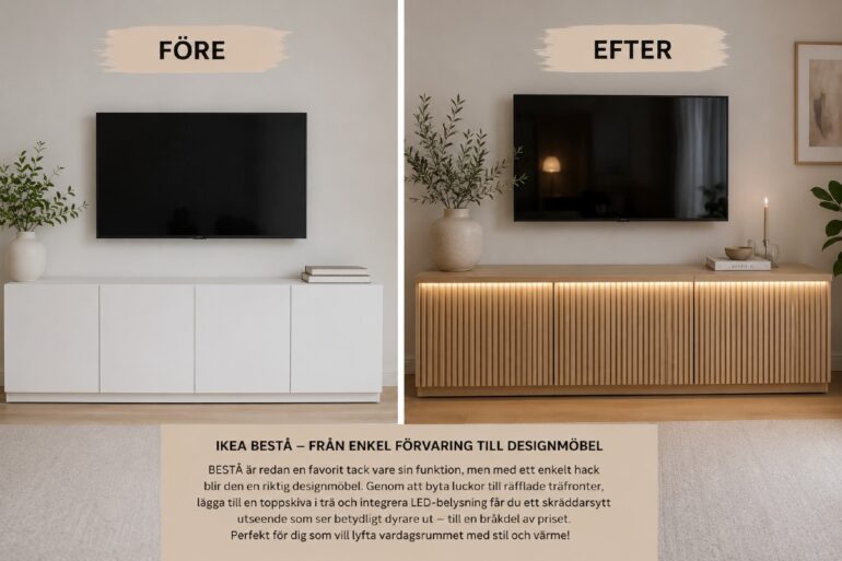 IKEA BESTÅ hack tv bänk