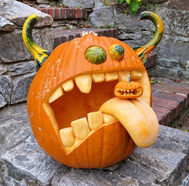 Karva halloween pumpa