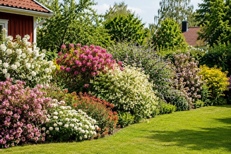 bästa blommande buskar blommar länge