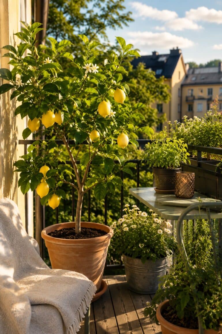 hur sköta citronträd