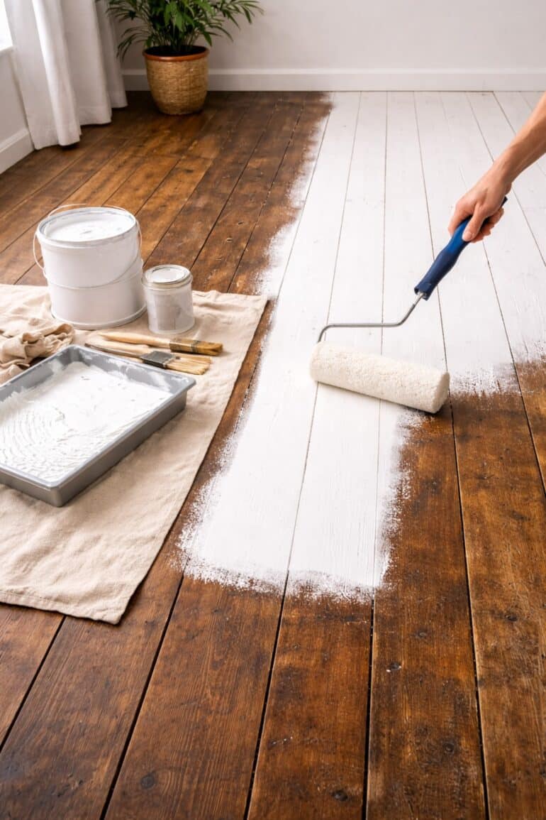 Måla golv vitt tips