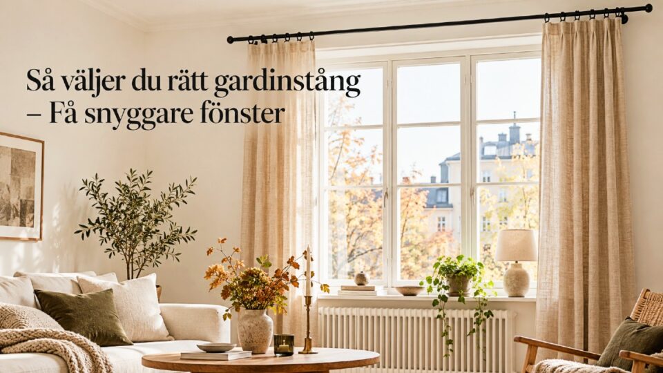 Valja ratt gardinstang