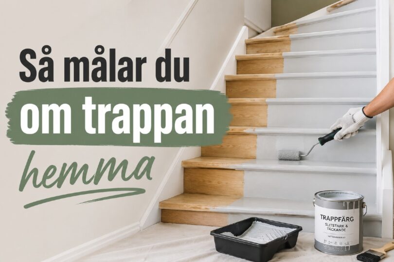 Måla om trappa själv