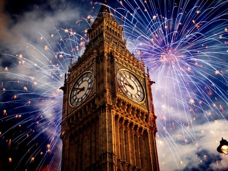 Nyår i london