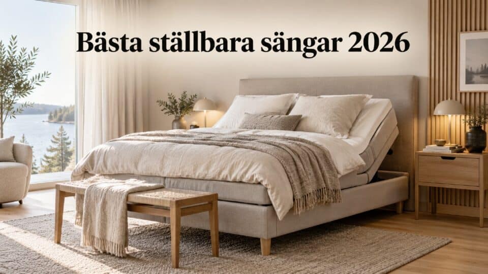 Bästa ställbara sängar