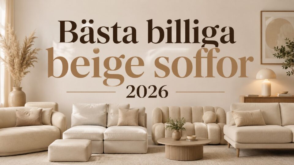 billiga beige soffor