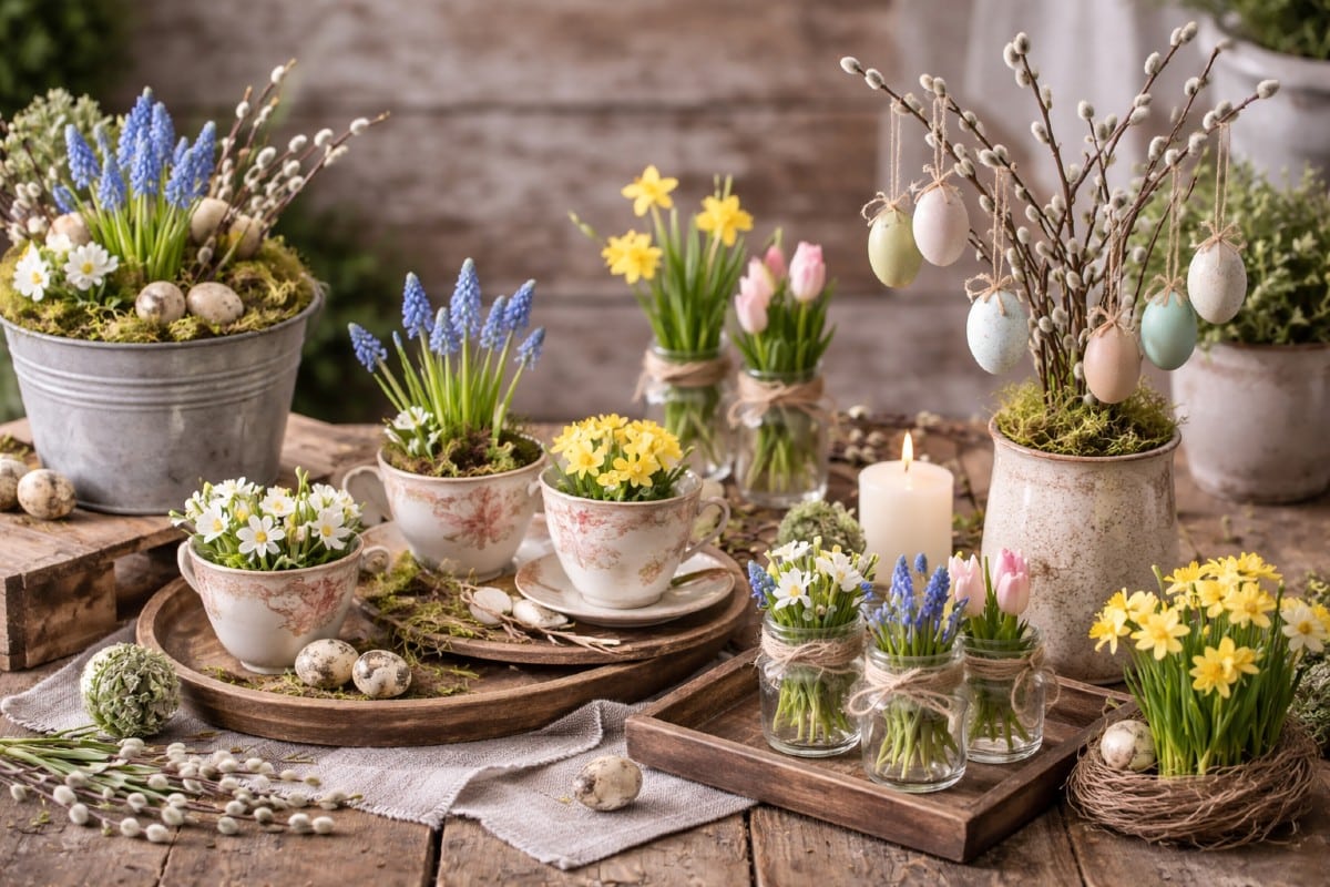 Påsk DIY – 10 kreativa idéer med vårblommor – Inredningsvis