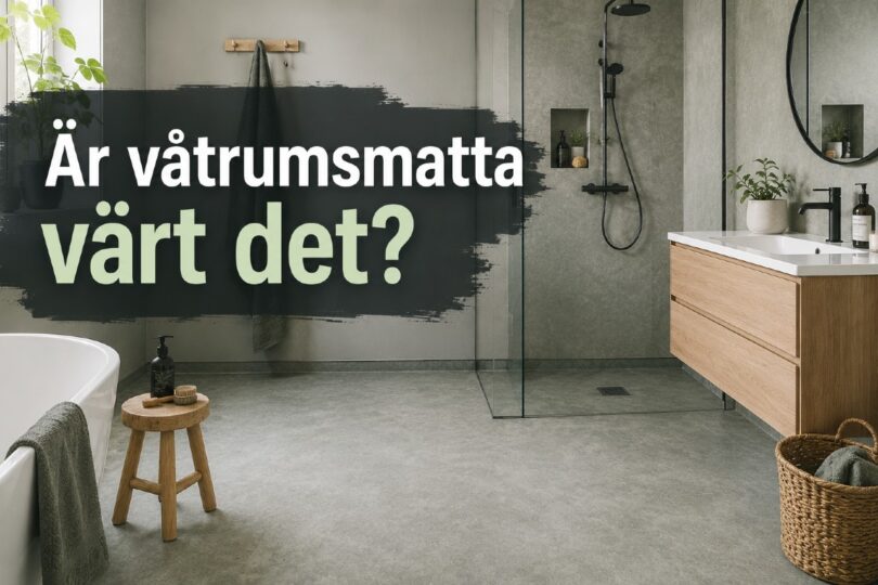 lägga in vårumsmatta är det värt