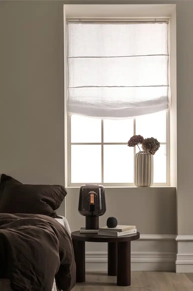 Beige hissgardin 1