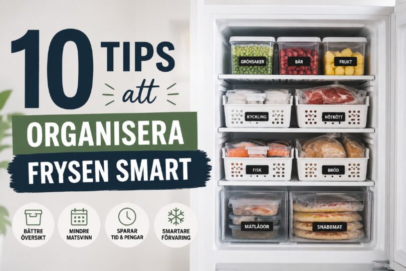 organisera en frys tips