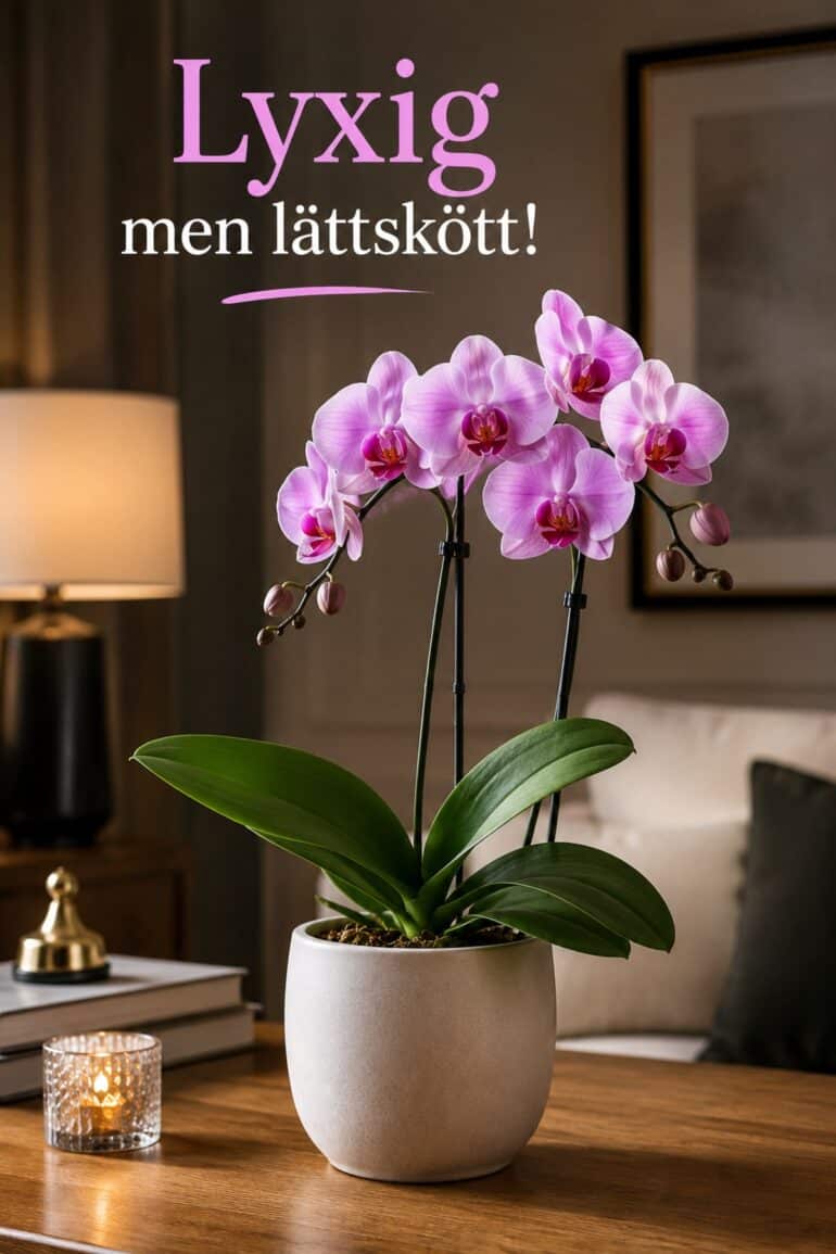 Phalaenopsis orkidé lättskött blomma