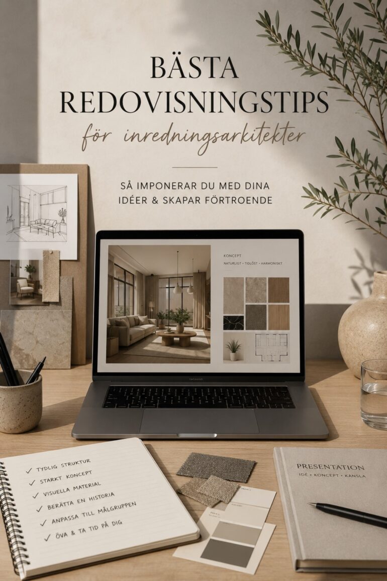 redovisningstips för inredare