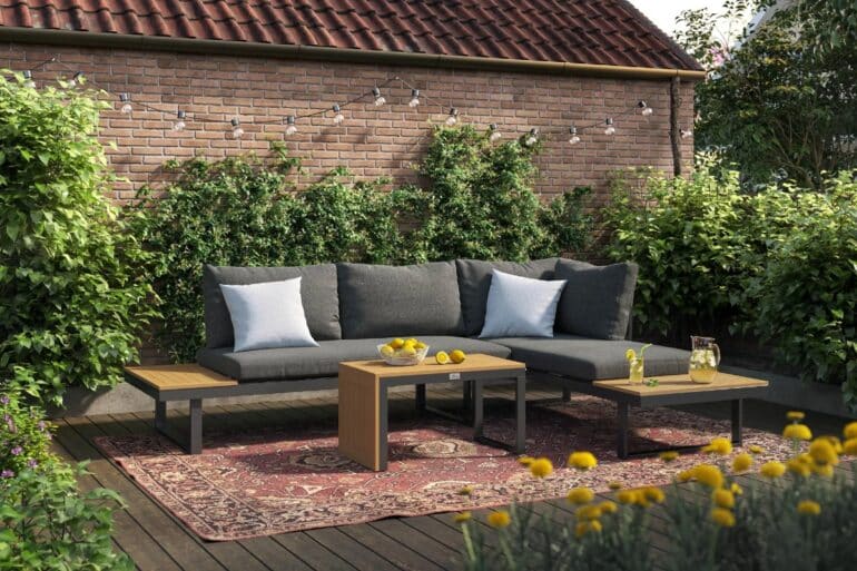 Sonia Soffgrupp Utomhus 4 sits grå