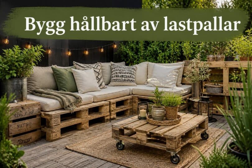 bygga med lastpallar