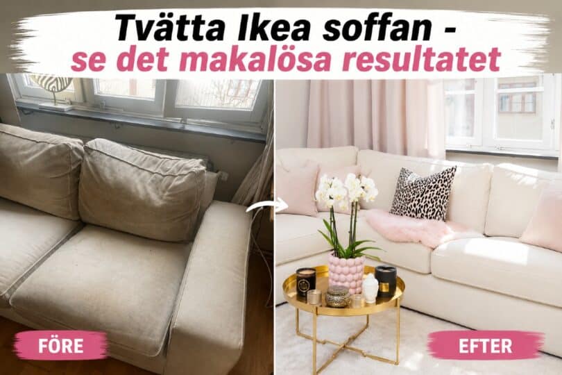 tvätta ikea soffa resultat