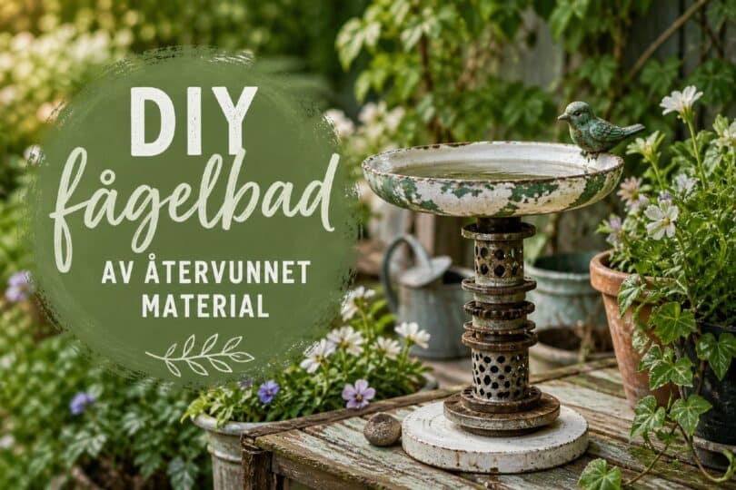 DIY fågelbad