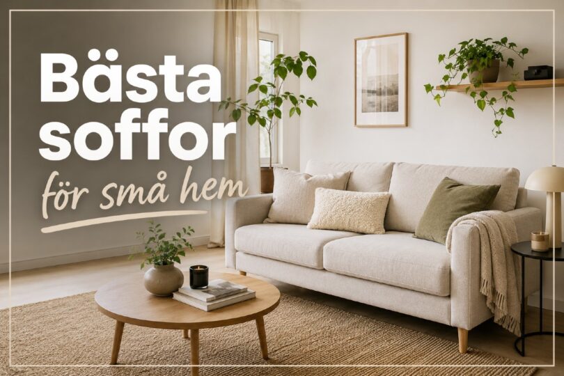bästa soffa liten lägenhet