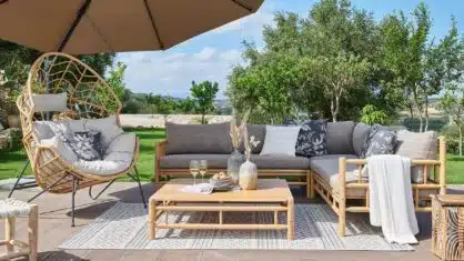 Boho patio