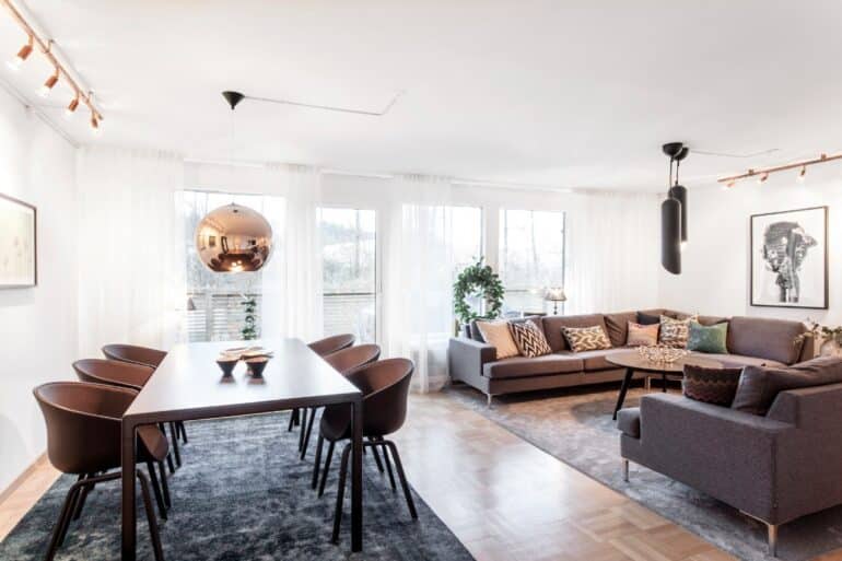 Matbord soffa i ett
