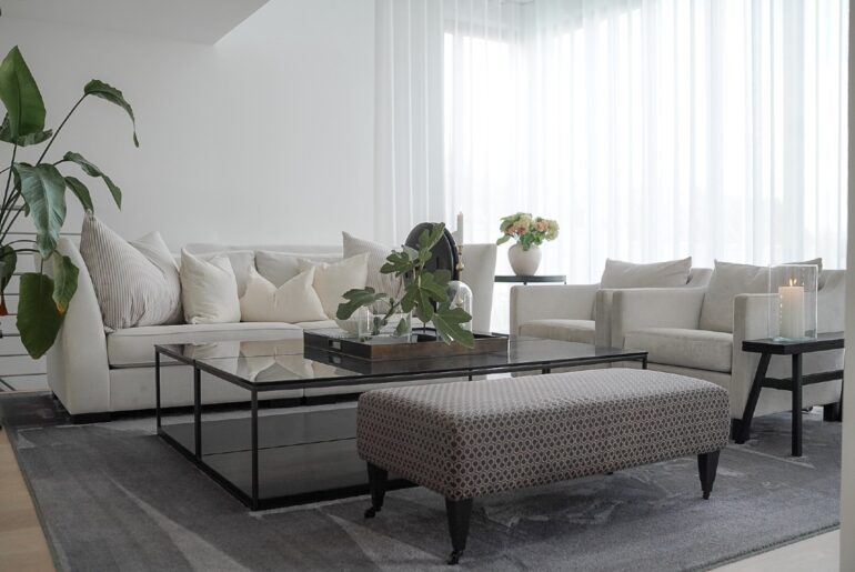 Vardagsrum beige