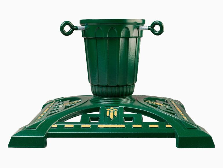 Julgransfot Carl Larsson Grönlackerad