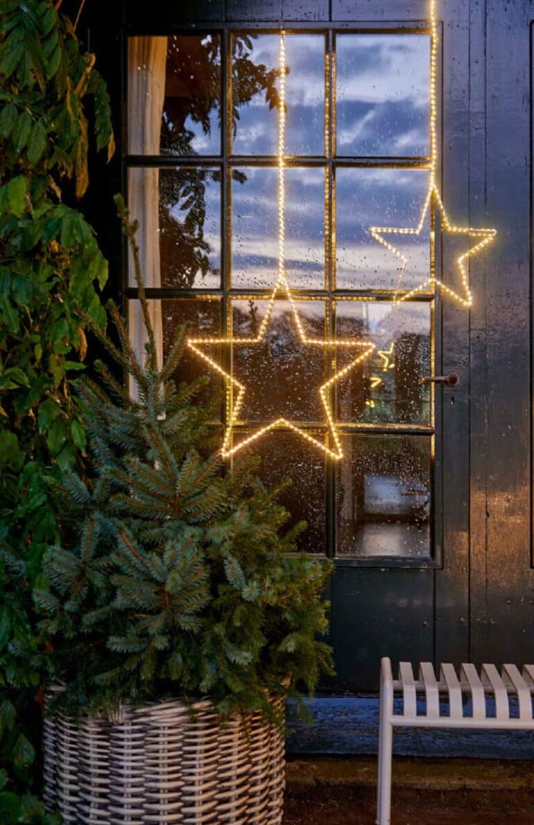 Ljusstjärna led med timer