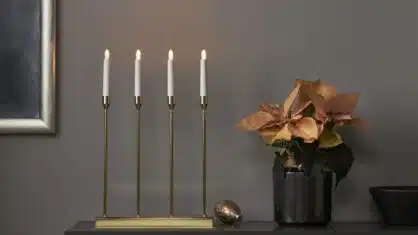 Basta led adventsljusstakar