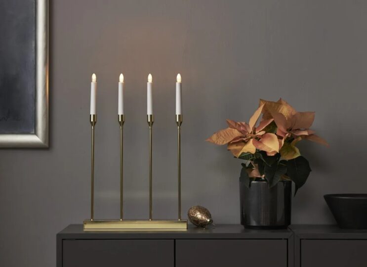 Basta led adventsljusstakar