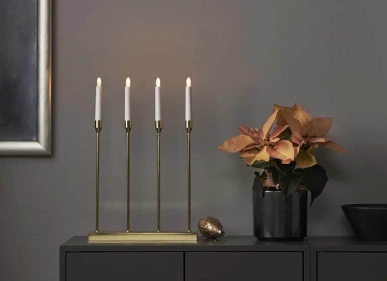 Basta led adventsljusstakar