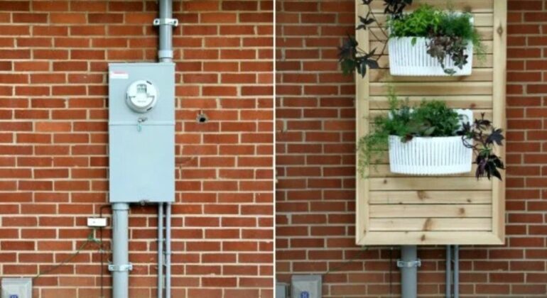 Dölja vattenmätare