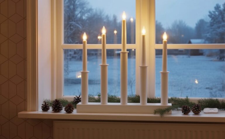 Jula adventsljusstake