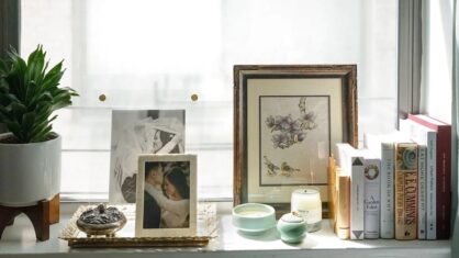 Styla fönsterbräda