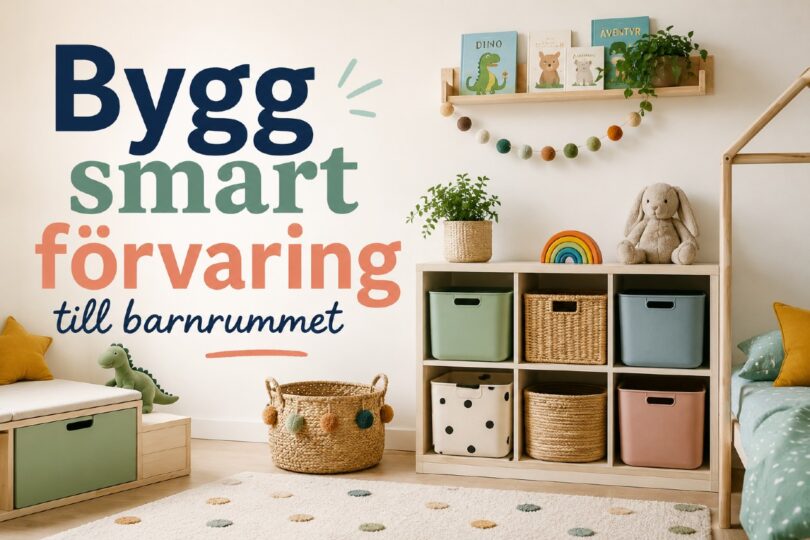 bygga förvaring till barnrum